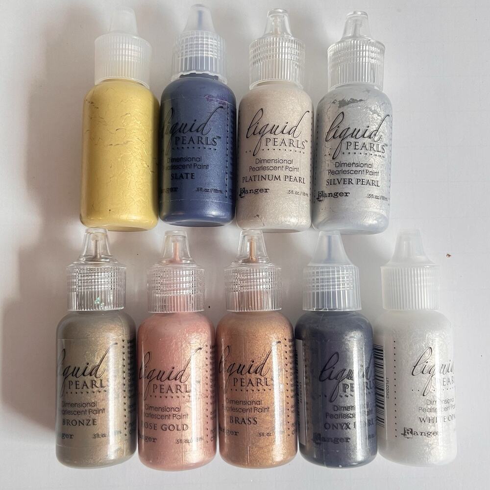 Lot Of Ranger Liquid Pearls - 9 Colors